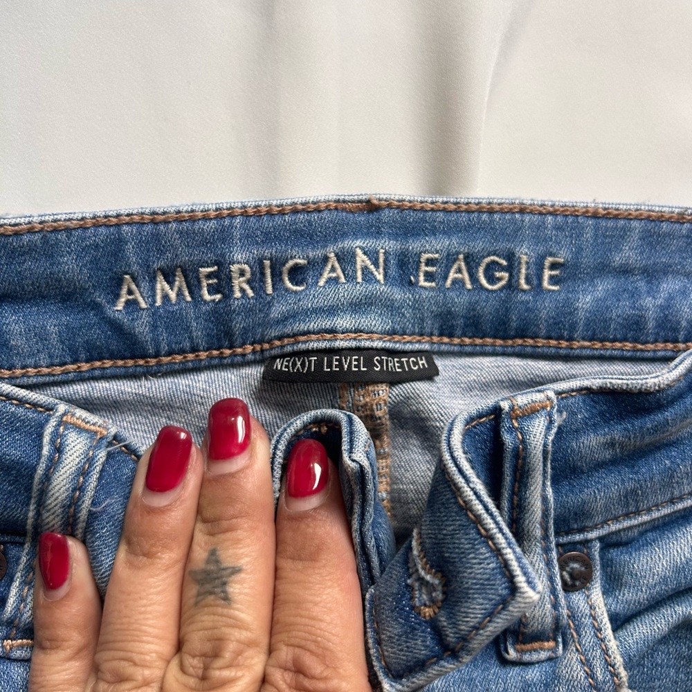 American Eagle Bundle! 2 Blue Denim Shorts - Picture 6 of 9